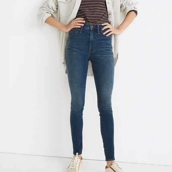 Madewell Denim - Madewell 10" High Rise Roadtripper Supersoft Jeans Playford Wash